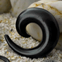 Ebony wood spirals